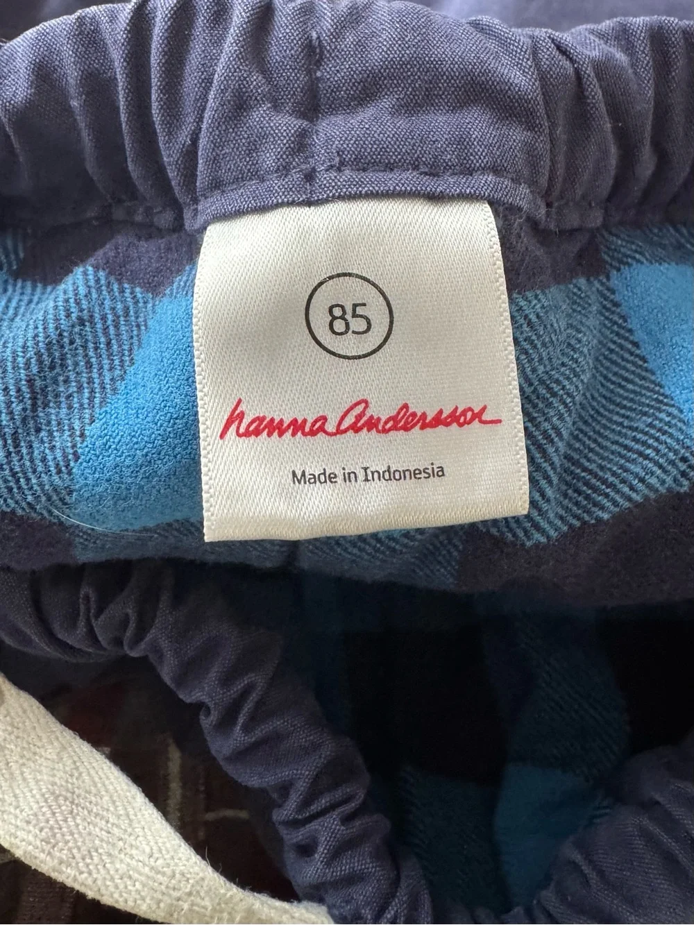 Hanna Andersson Flannel Lined Pants size 85 US Size 2